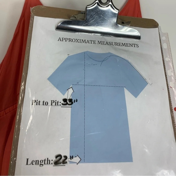 Torrid Georgette Ruffle Front Cami Blouse Adjustable Flowy Coral  Size 6 US 6X - Picture 7 of 11